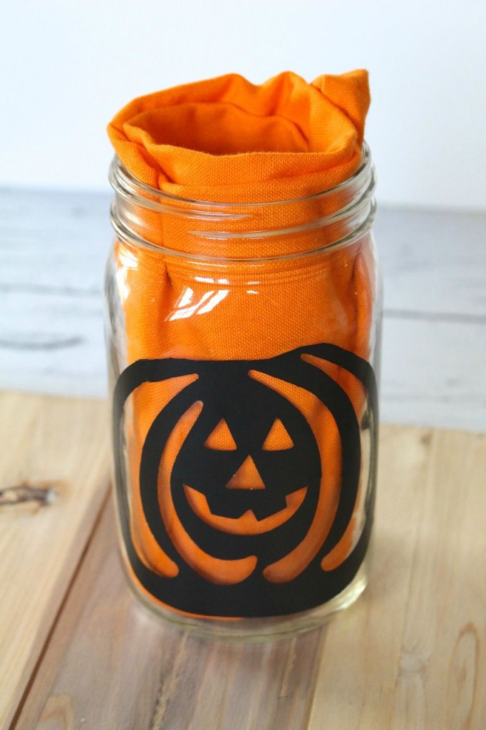 What you'll need to create a Pumpkin Cookie Kit in a Jar for Halloween
