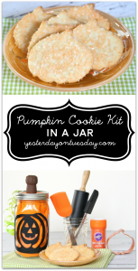 Create a darling Pumpkin Cookie Kit in a Jar