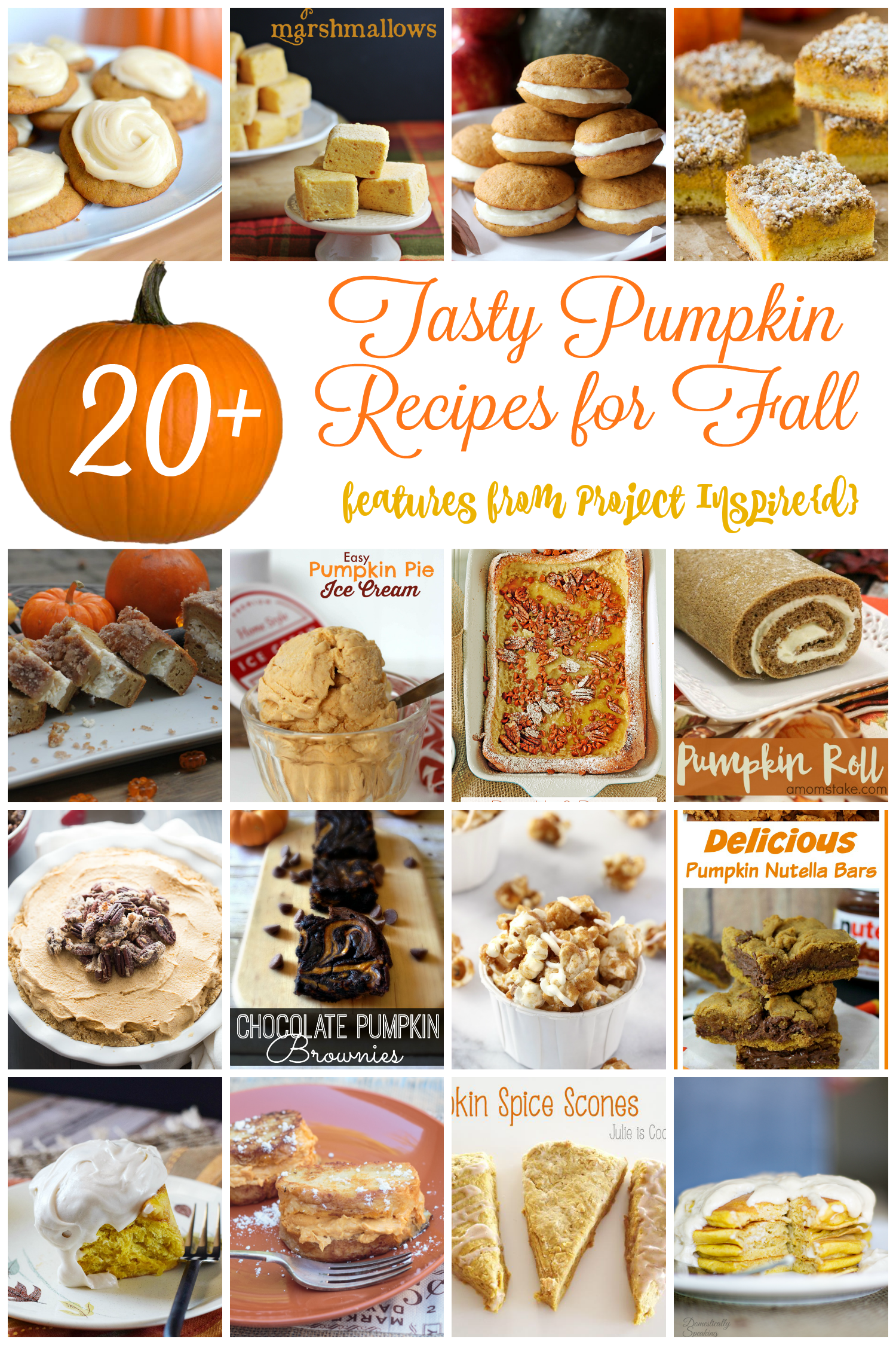 20+ Tasty Pumpkin Recipes for Fall