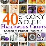 40 Spooky & Cute Halloween Crafts shared at Project Inspire{d}