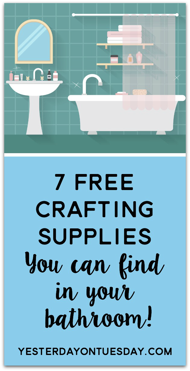 7 Free Crafting Supplies from Your Bathroom