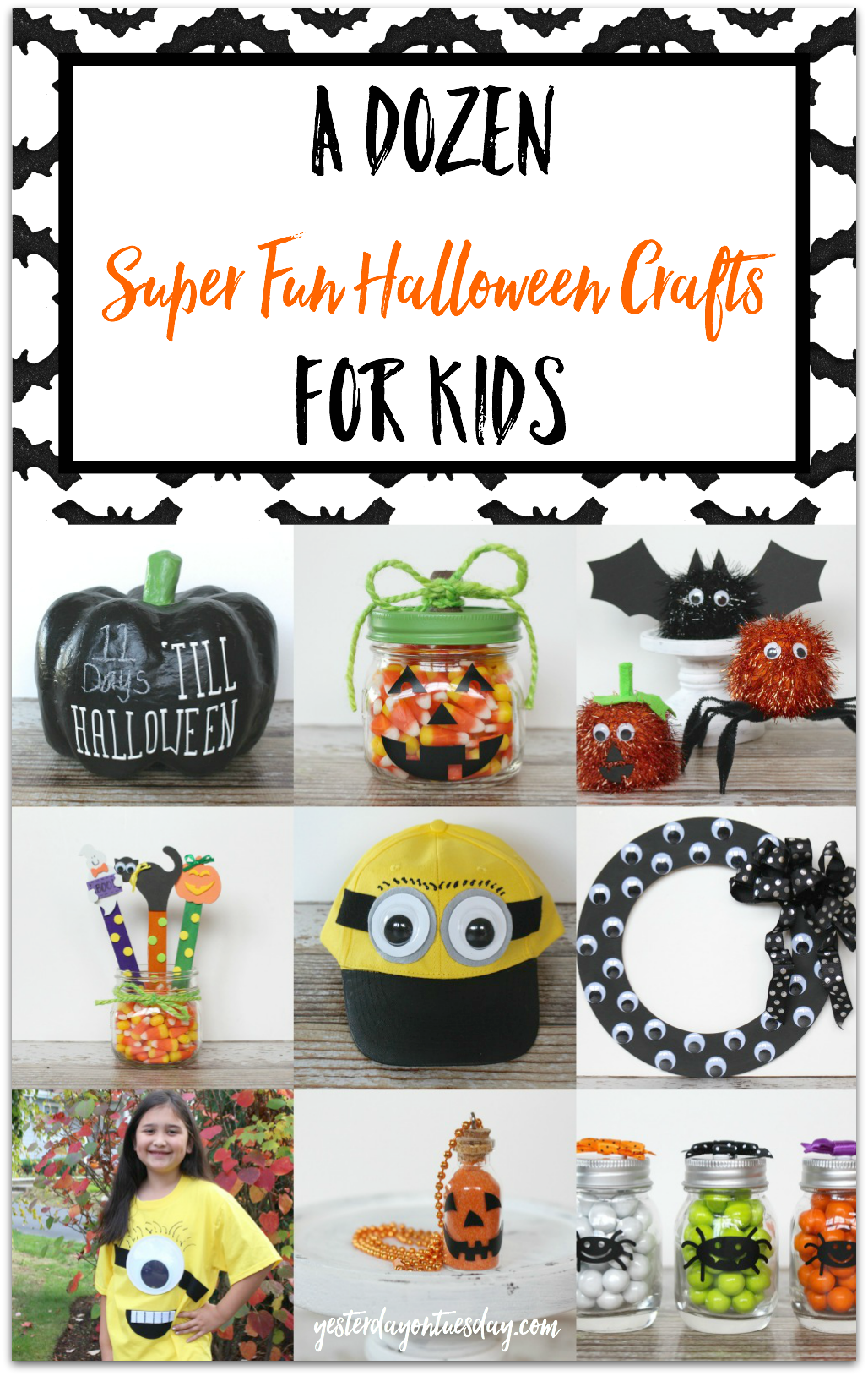 A Dozen Halloween Crafts for Kids