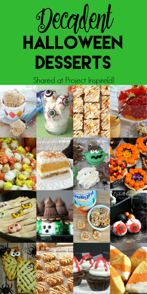 A collection of 20 delicious and decadent desserts shared at Project Inspire{d}