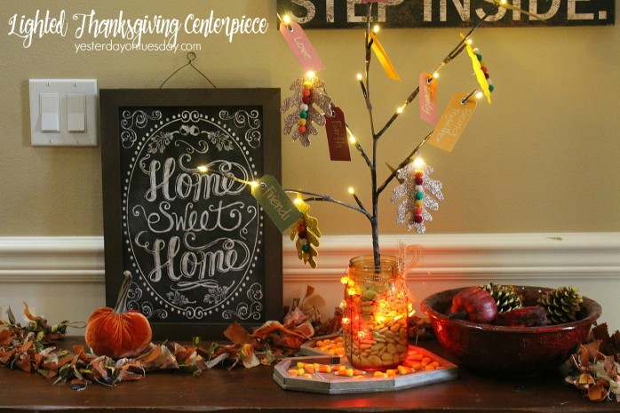 How to make a meaningful centerpiece or decor item for Thanksgiving