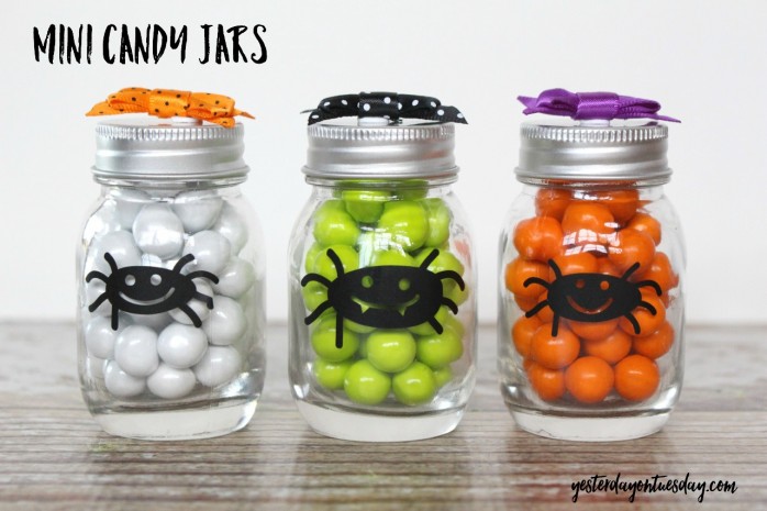 Mini Candy Jars, a cute Halloween craft for kids