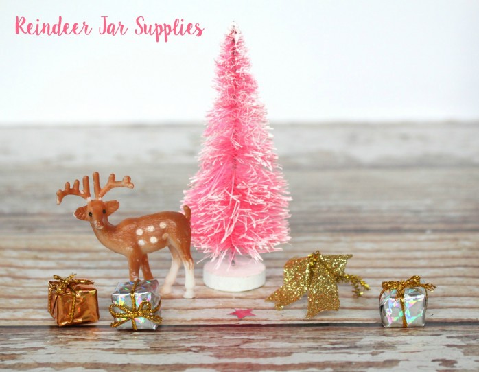 Transform old spice, salsa and sauce jars into fetching snow globes for Christmas decor
