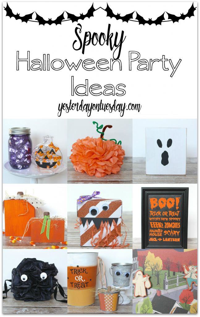 Spooky Halloween Party Ideas including treats, decor, subway art and more!