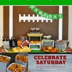 How to plan an awesome homegating football party including recipes, decor, invites and party ideas!
