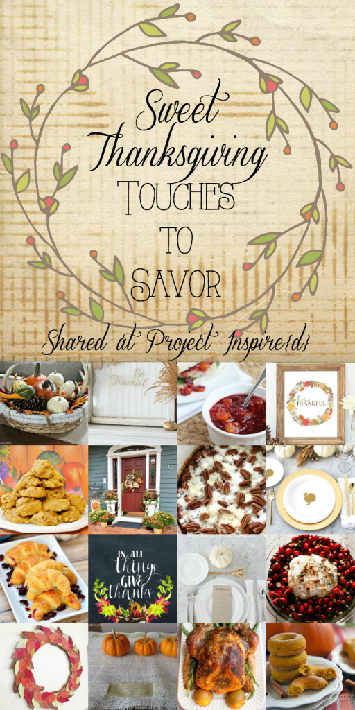 A collection of lovely details to make your Thanksgiving extra special