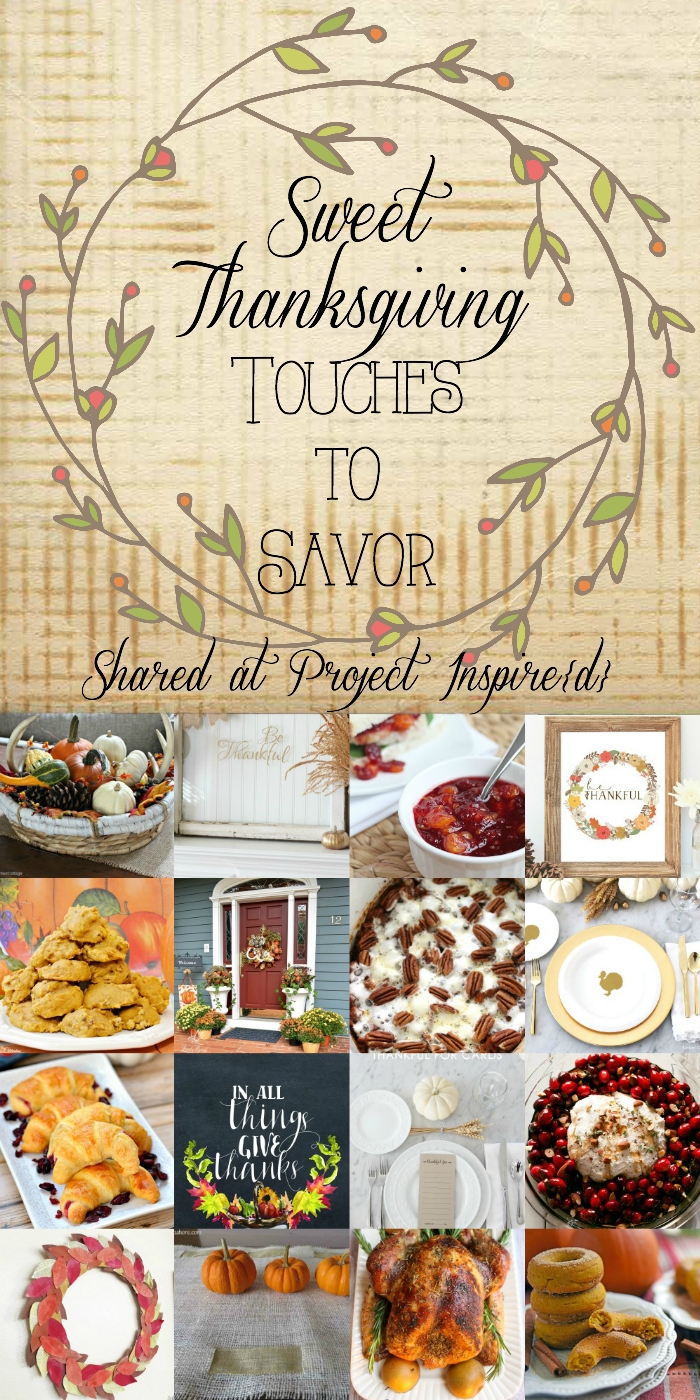 Sweet Thanksgiving Touches to Savor