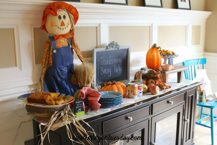 Delicious fall themed recipes and ideas, perfect for a Thanksgiving Baking Party