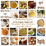An amazing collection of Thanksgiving Dinner Recipes and side dishes!
