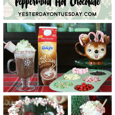 Grown Up Peppermint Hot Chocolate