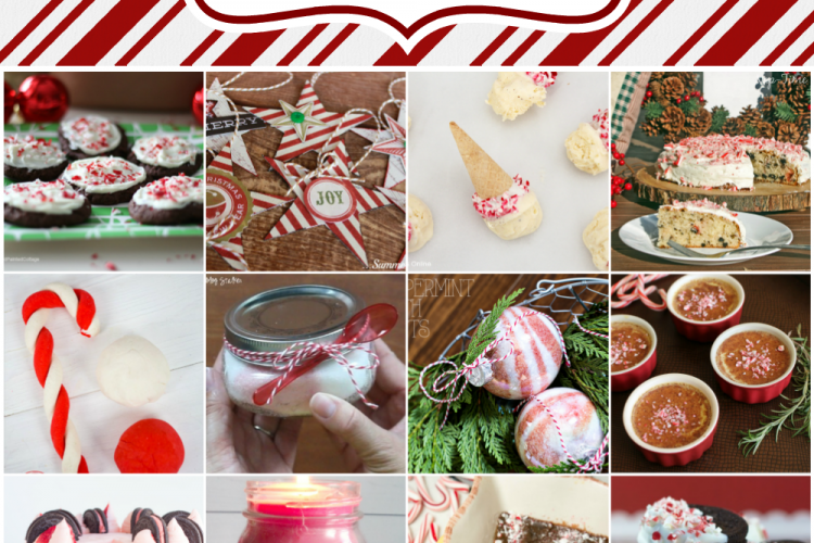 A collection of perfect peppermint recipes and crafts for the holidays