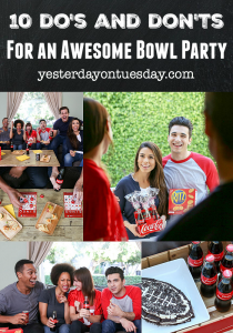 A fun list of 10 Do's and Don't for Being a Great Home Bowl Party Guest