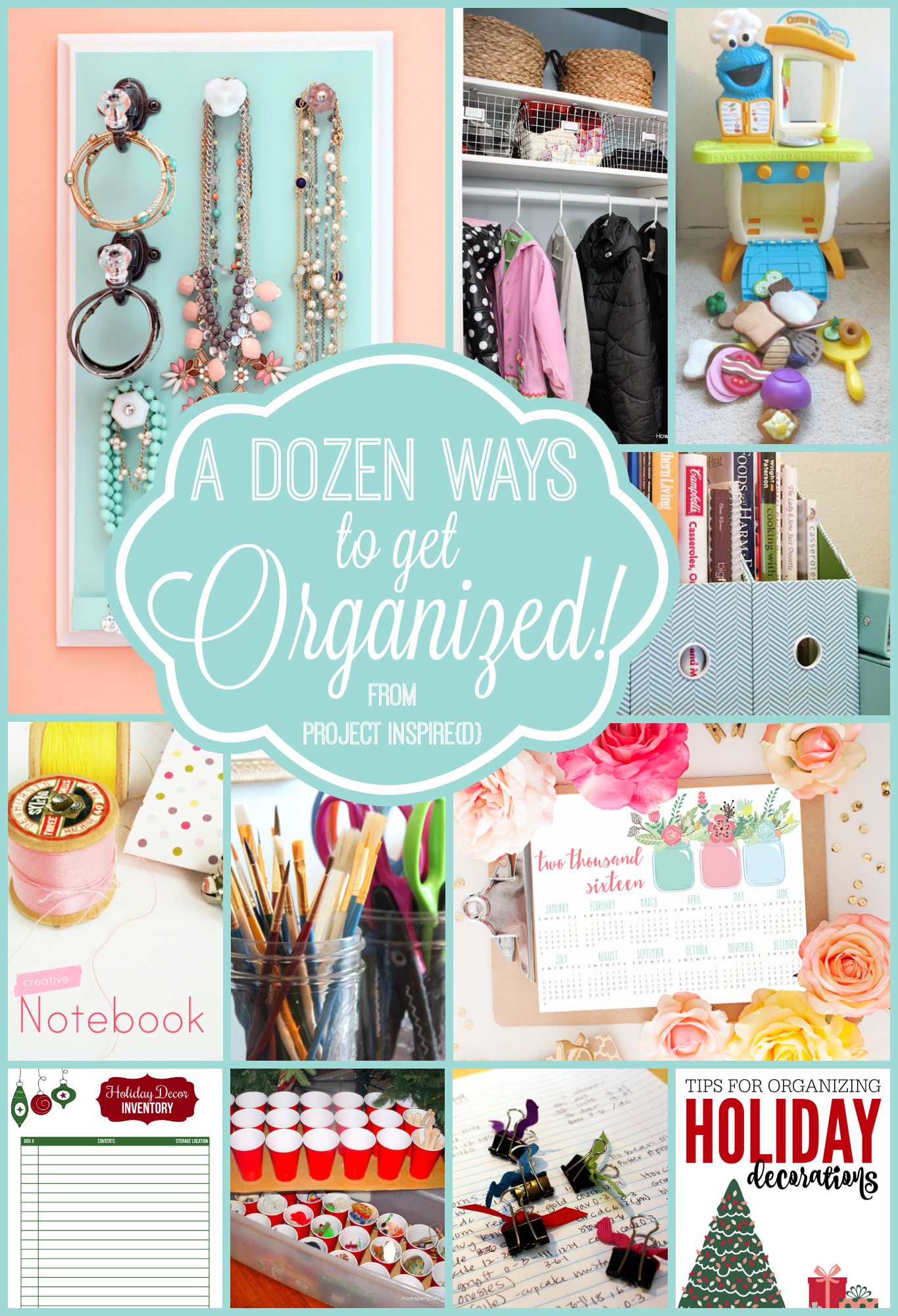 A dozen awesome ideas for organizing