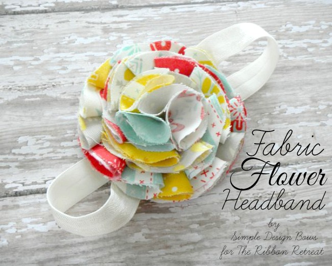 DIY Fabric Flower Headband