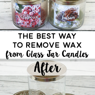 The Easiest Way to Remove Wax from a Glass Jar Candle