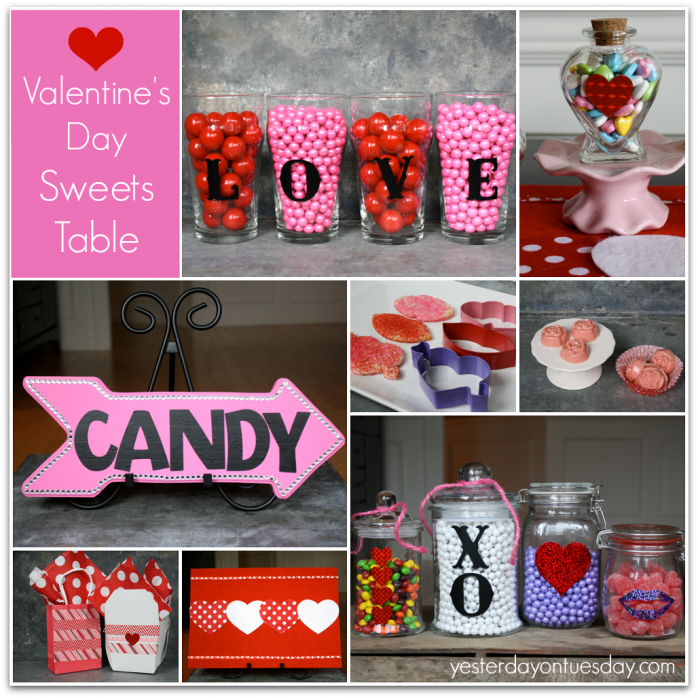 Valentine's Day Sweets Table