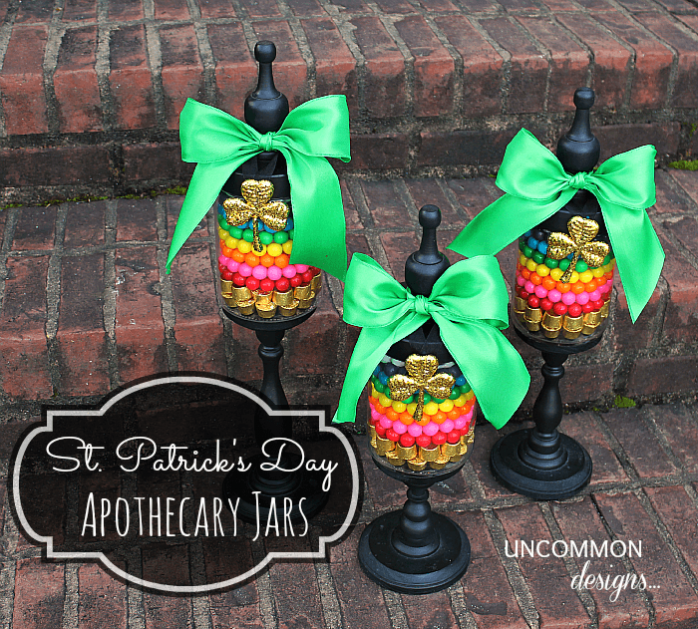 Apothecary Jars for St. Patricks Day by Uncommon Designs