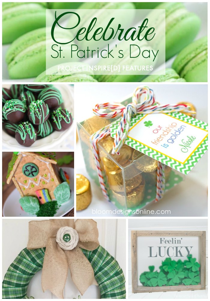 A gold and green collection of St. Patrick's day projects and crafts!