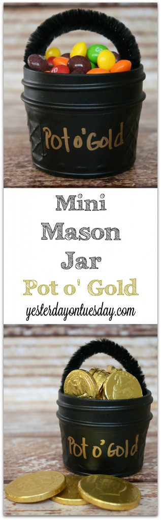 Mini Mason Jar Pot o Gold by Yesterday on Tuesday