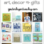 A collection of 20 Cool Canvas Projects including art, decor and gift ideas. Fun art for entertaining, holidays and kids!