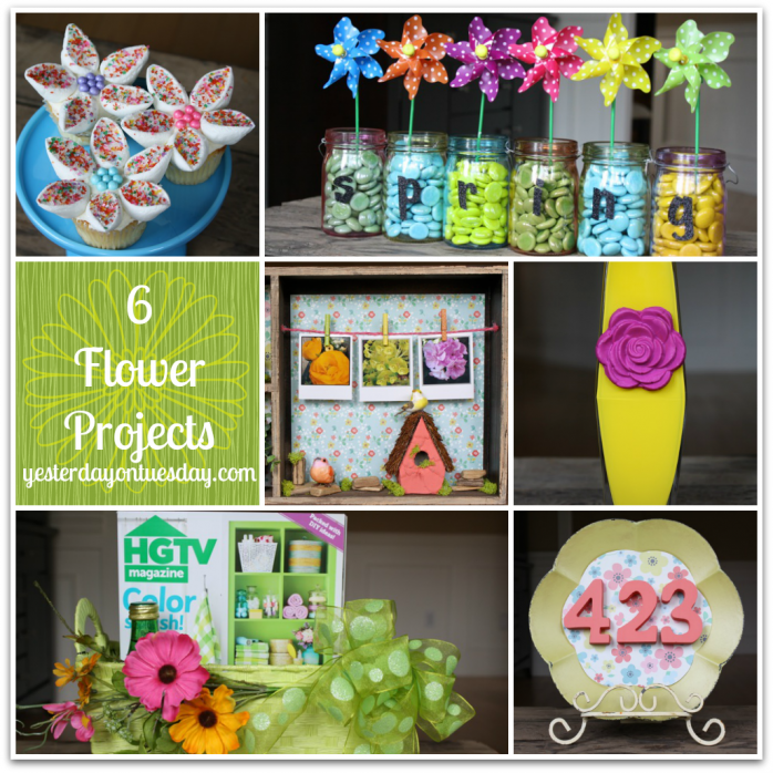 Six bright and beautiful flower projects for spring.