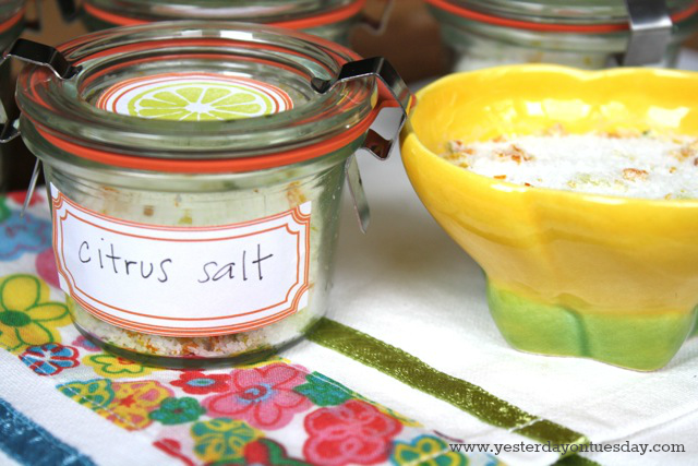 DIY Citrus Salt Recipes, great for edamame or anything that needs a little zing!