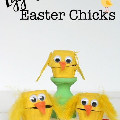 Egg Carton Easter Chicks