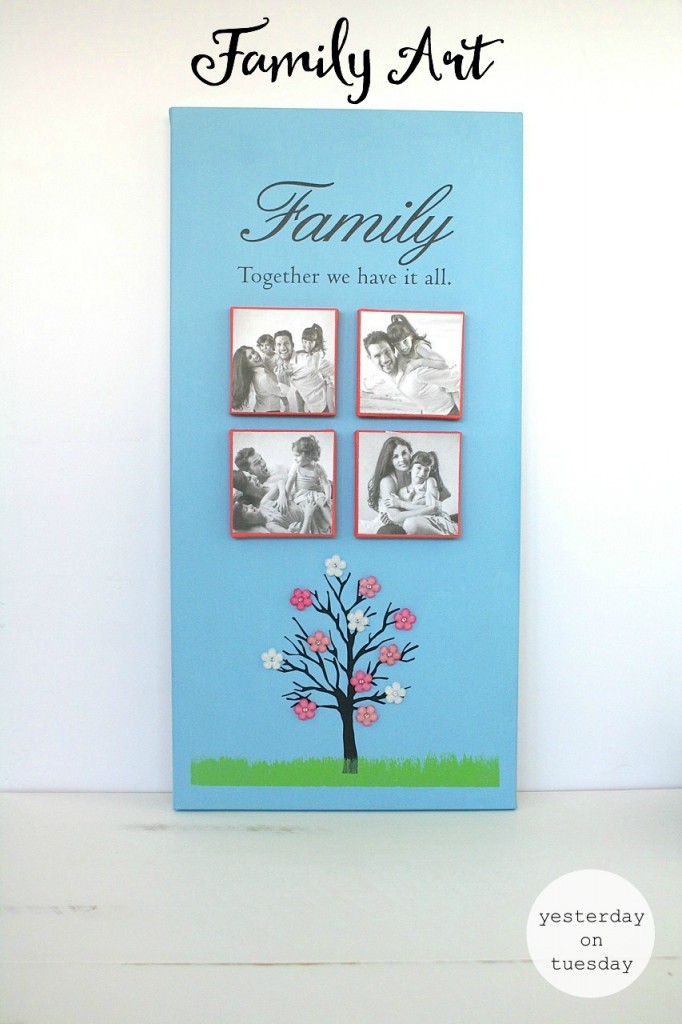 DIY Family Art, a meaningful art project 