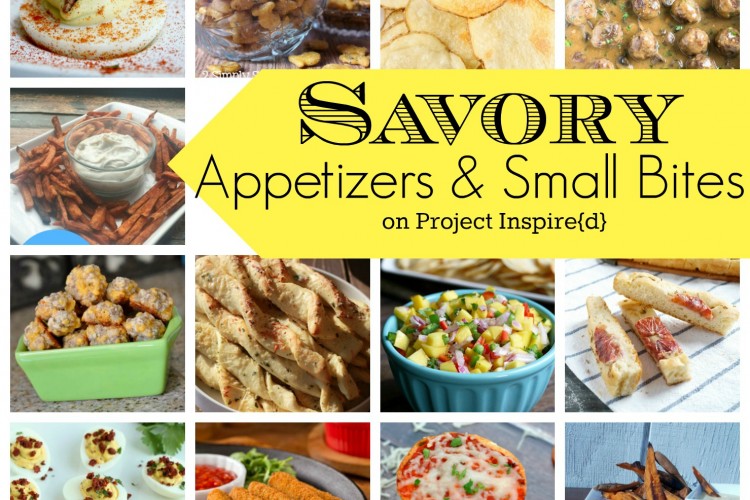 Savory Appetizers and Small Bites: Perfect for Easter and spring entertaining as well cocktail parties any time !