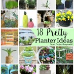 18 Pretty Planter Ideas for spring and summer!