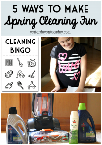5 Ways to Make Spring Cleaning Fun and how to get rid of those pet stains in your carpet