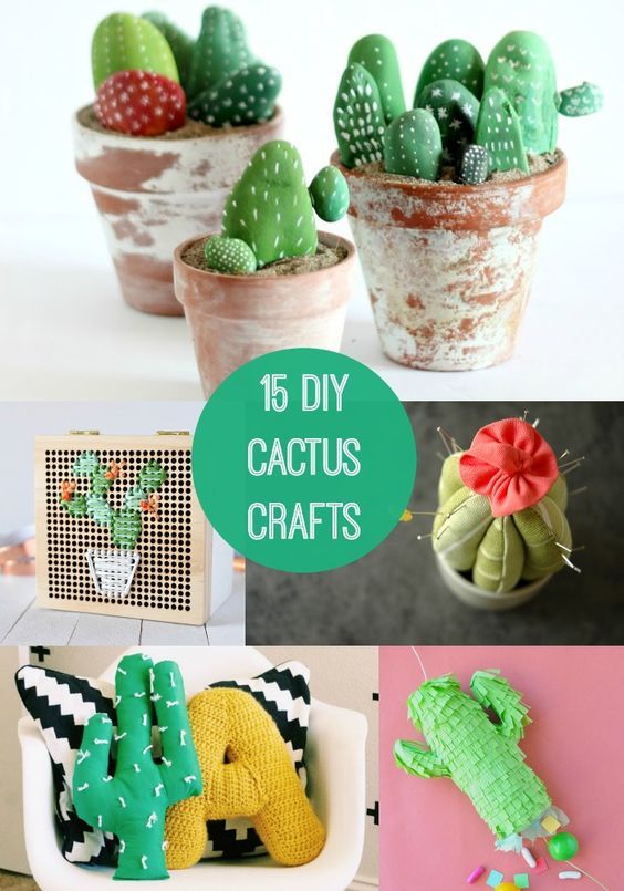 15 DIY Cactus Crafts
