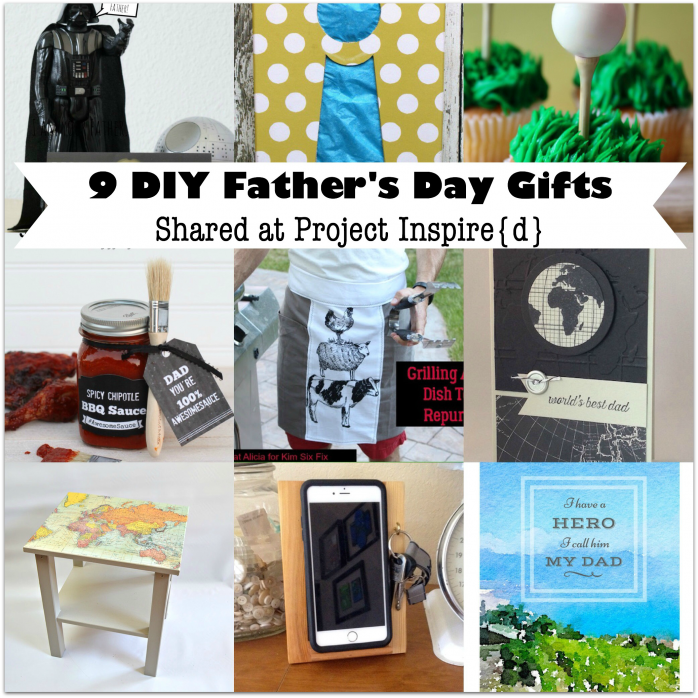 9 DIY Father's Day Gifts Shared at Project Inspire{d}