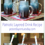 Patriotic Layered Drink Recipe: How to make fun red, white and blue layered drinks for 4th of July and Memorial Day