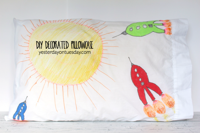 DIY Decorated Pillowcase, a  fun kid's craft