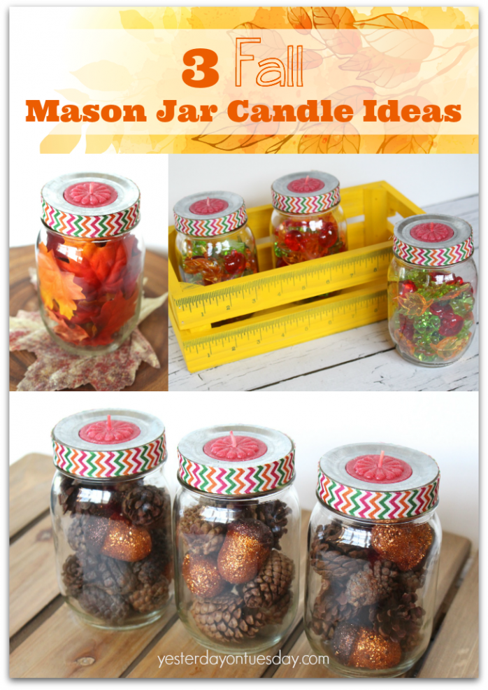 3 Mason Jar Candle Ideas for Fall: Easy and budget friendly fall decor