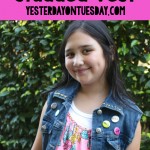 Fashion Upcycle: How to transform a denim jacket into a studded vest in just a few minutes! Great project for kids, tweens and adults.