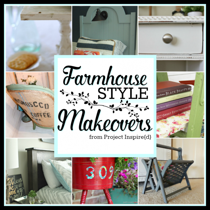 Amazing Farmhouse Style Furniture Makeovers for Fixer Upper Fans! Catch these great upcycles, like stuff you'd see in Magnolia Home.