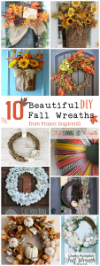 10 Beautiful Fall Wreath to add a touch of autumn to your front door or mantle.