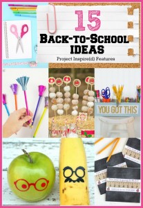 15 Awesome Back to School Ideas including fun fruit vinyl, tassel pencil toppers, desk organizer and more!