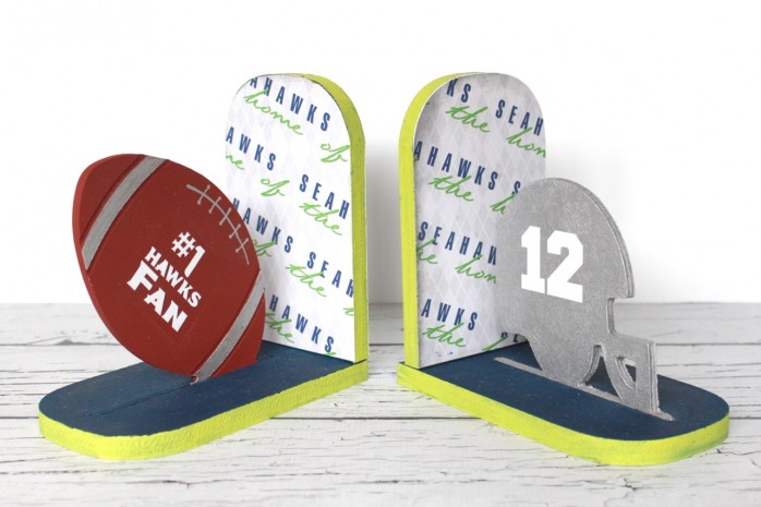 7 Fantastic Seahawks Projects including a scarf, bookends, jewelry, a pillowcase, beer mug and more!