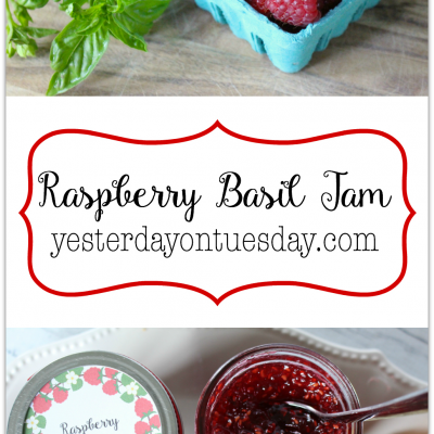 Raspberry Basil Jam