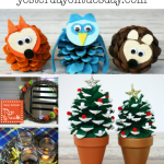 9 Easy Pinecone Projects: Great craft ideas for pinecones including woodland creatures, Christmas trees, wreaths, centerpiece ideas and more!