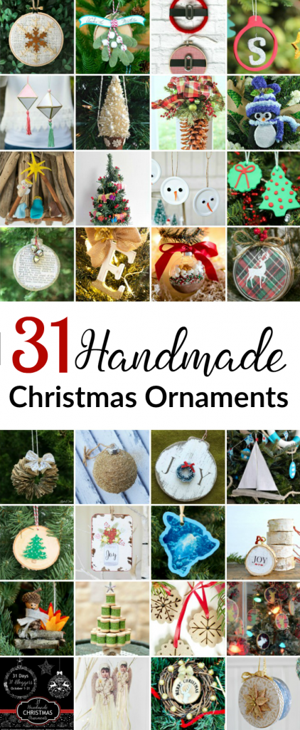 31 Christmas Ornaments to Make Now: Easy DIY ornaments ideas for the holidays, great for gift giving too!