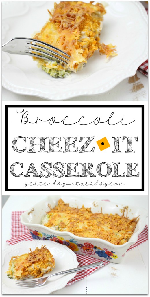 Broccoli Cheez It Casserole: A delicious and satisfying side dish that your family and friends will love!