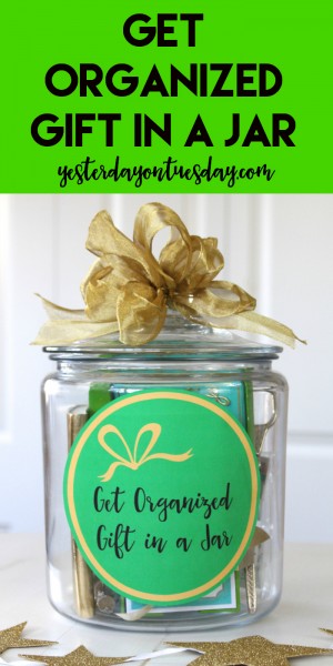 Get Organized Gift In A Jar 