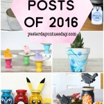 Top 10 Posts of 2016 from Yesterday on Tuesday: My favorite projects including a mason jar pineapple, Blueberry Pie Jam, Pokemon Mason Jars and more!